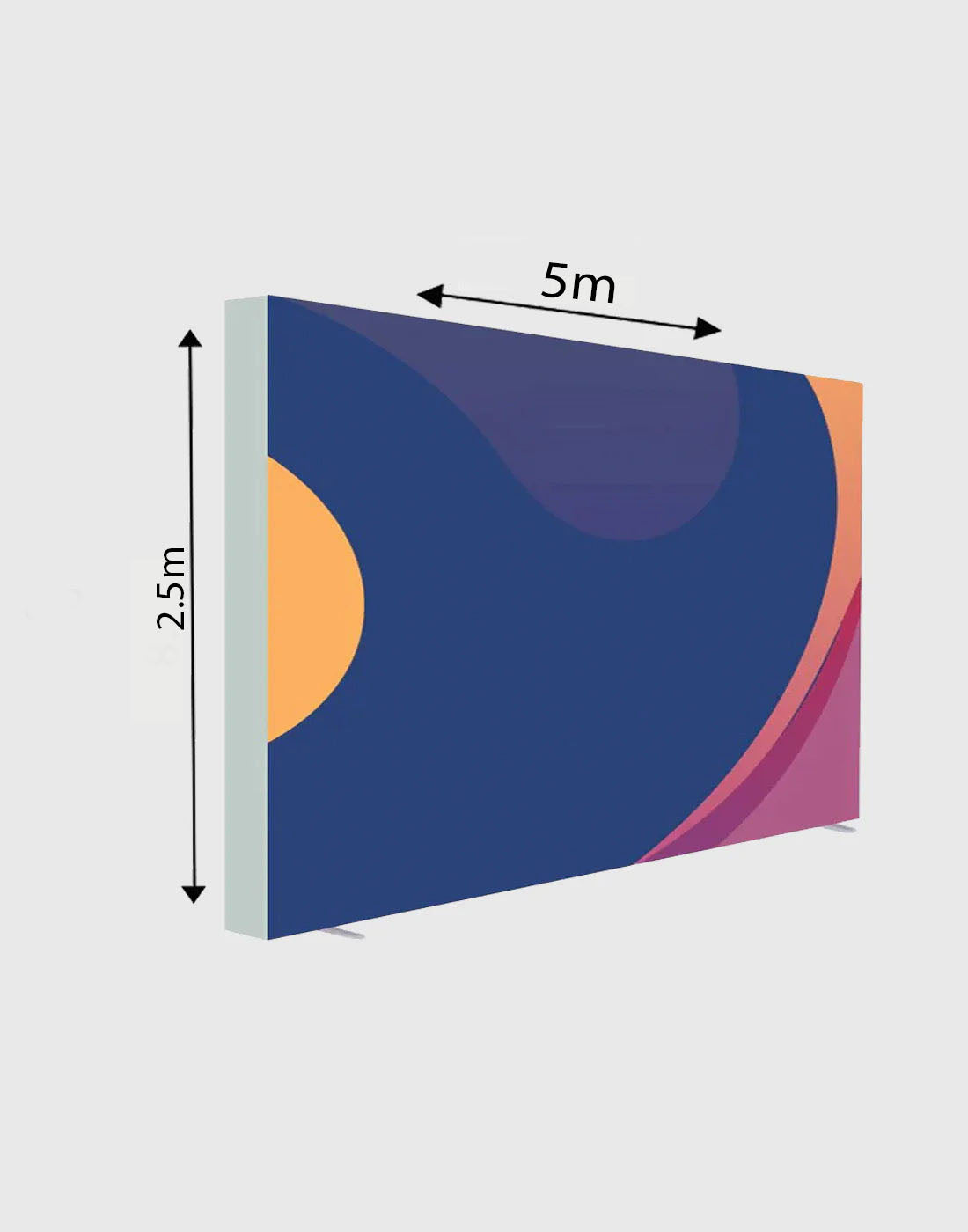 SEG Frameless  Fabric LED Light Box Display - 4m W x 2.5m H