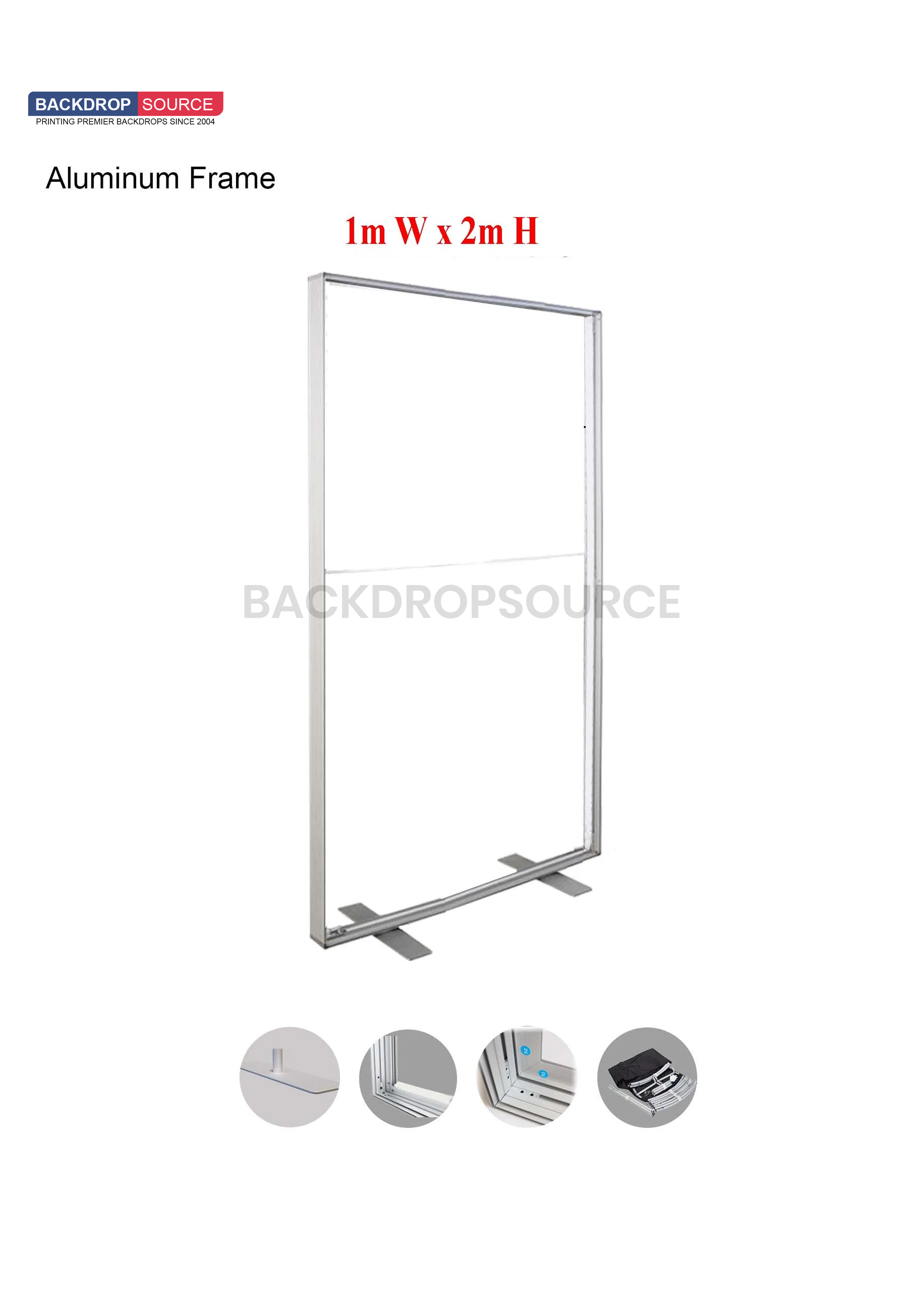 Caisson lumineux en tissu LED SEG sans cadre