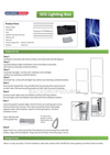 SEG Frameless Fabric Led Light Box Display - 0.85m W x  2m H