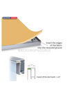 SEG Frameless Fabric Led Light Box Display - 0.85m W x  2m H