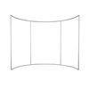 180° curved perimeter wall