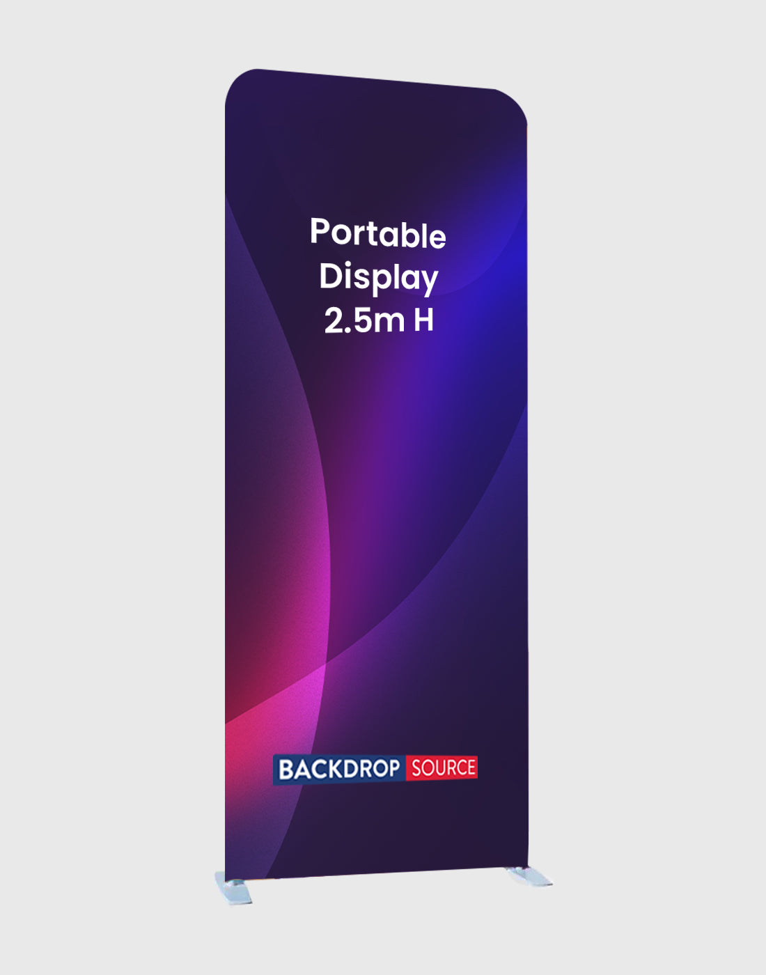 Présentoir d'exposition portable - H-2.5 m