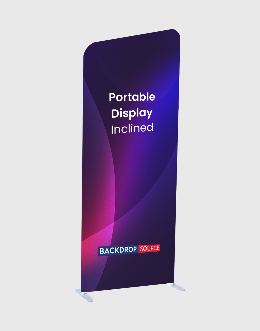 Présentoir d'exposition portable - Incliné