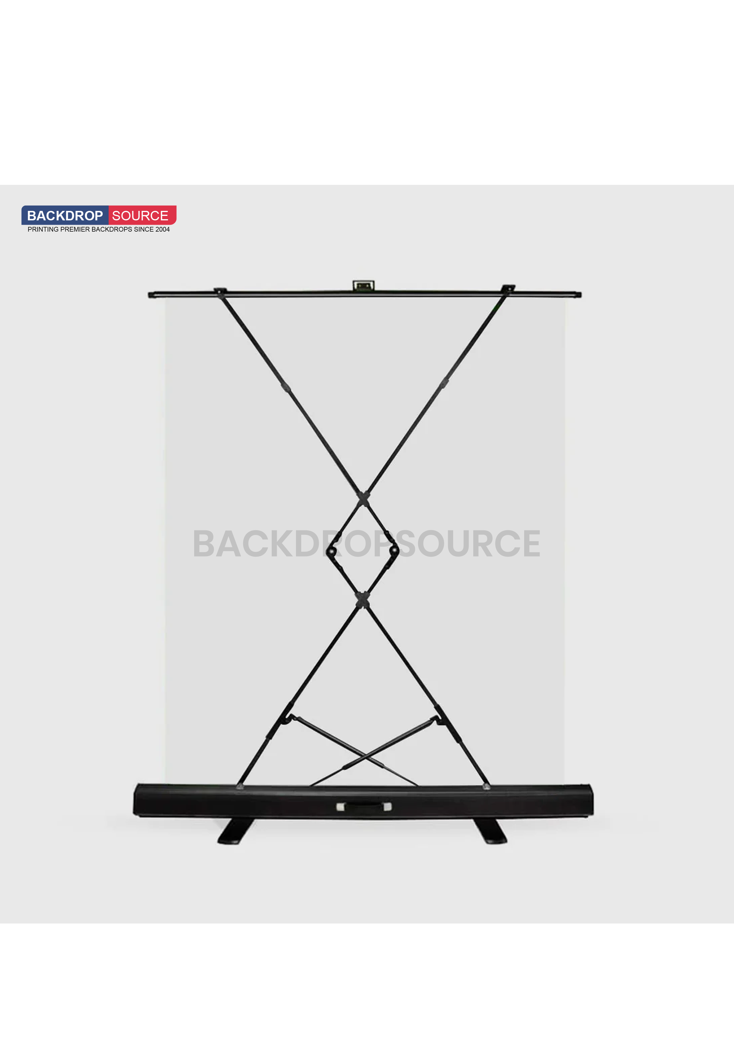 Custom printed retractable and foldable sign