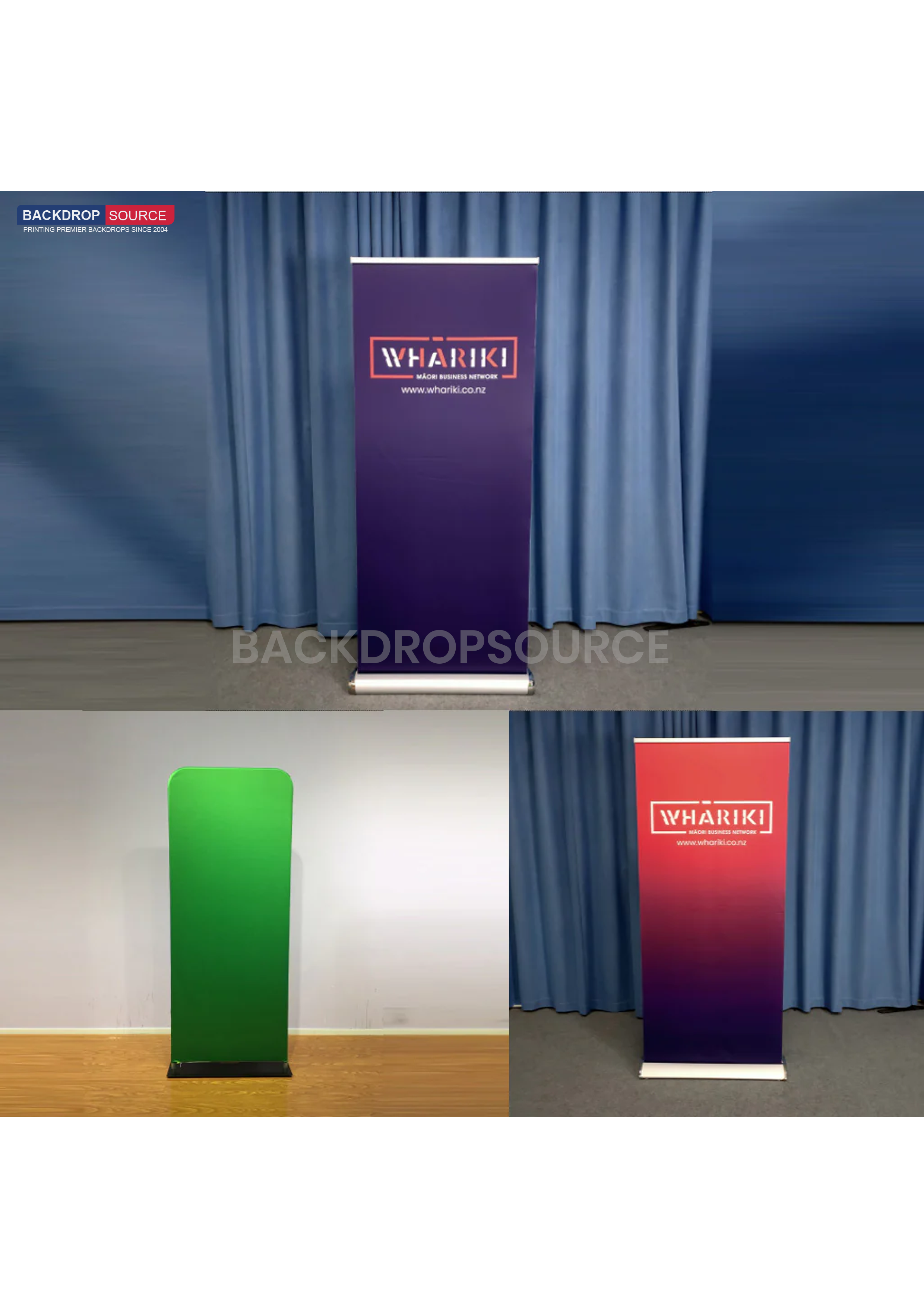 EZ Banner Stands pour les affichages de salons professionnels