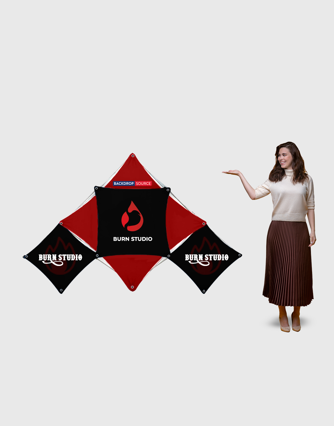 Triangular (Medium) - GeoMetrix Pop Up Grid Display