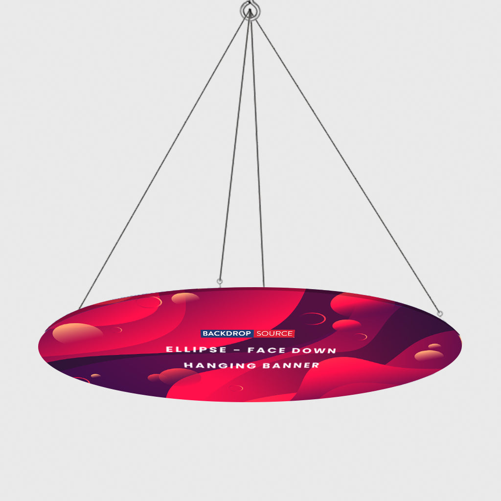 Bannière suspendue Sky Tube Ellipse - Face cachée