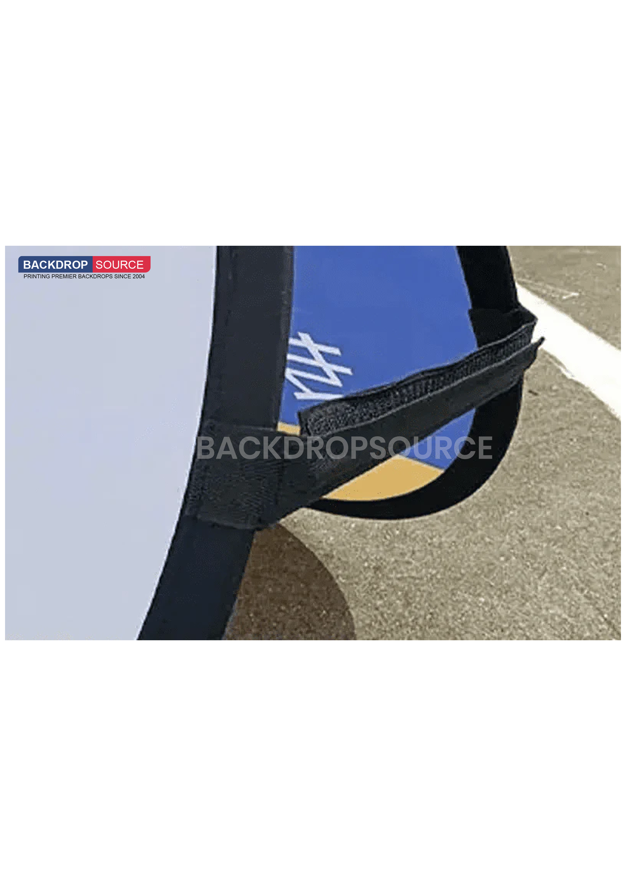 Bannière pop-up horizontale double face