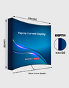 Curved Velcro Display Wall