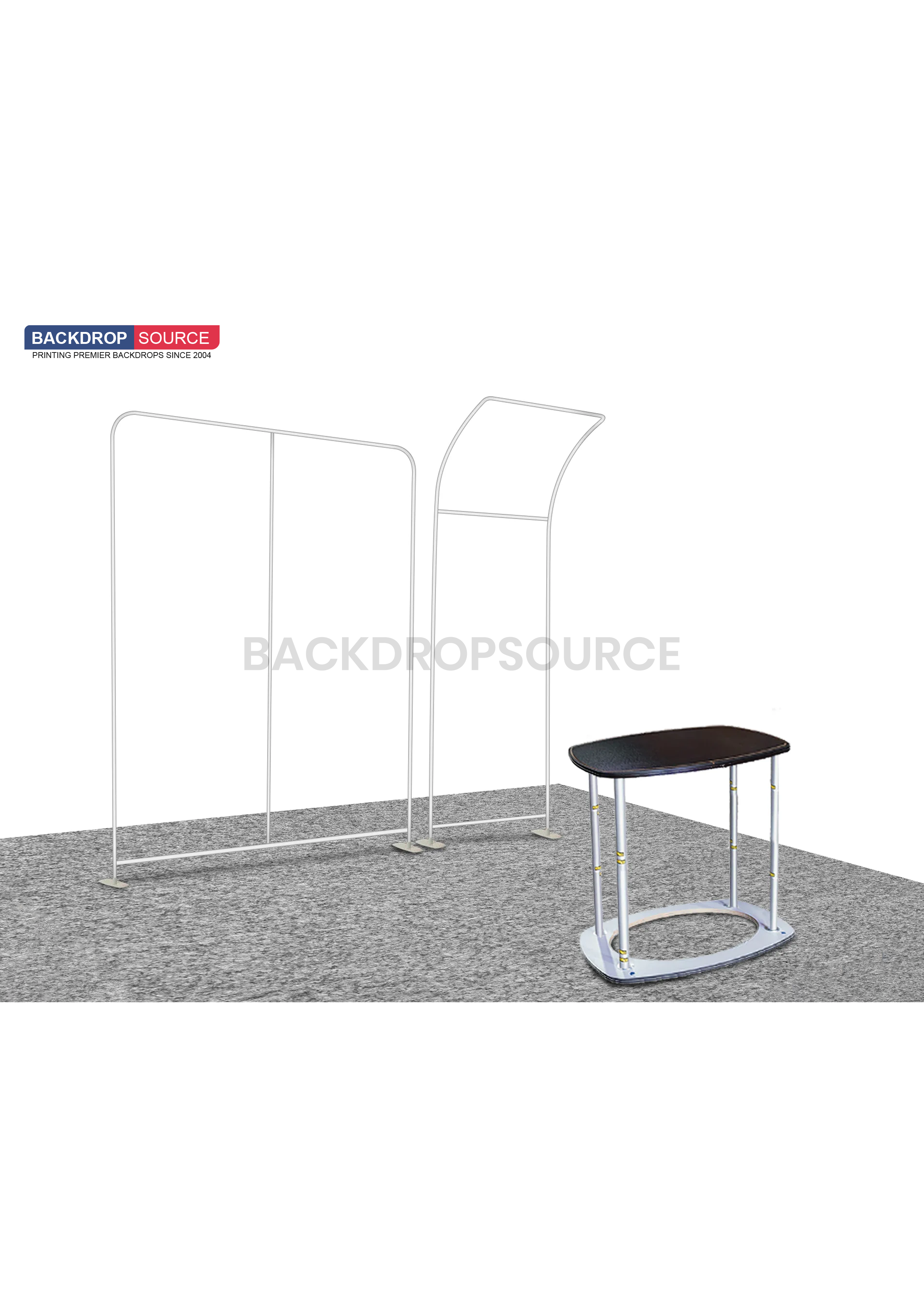 Présentoir d'exposition portable 3m x 3m - Modèle 6