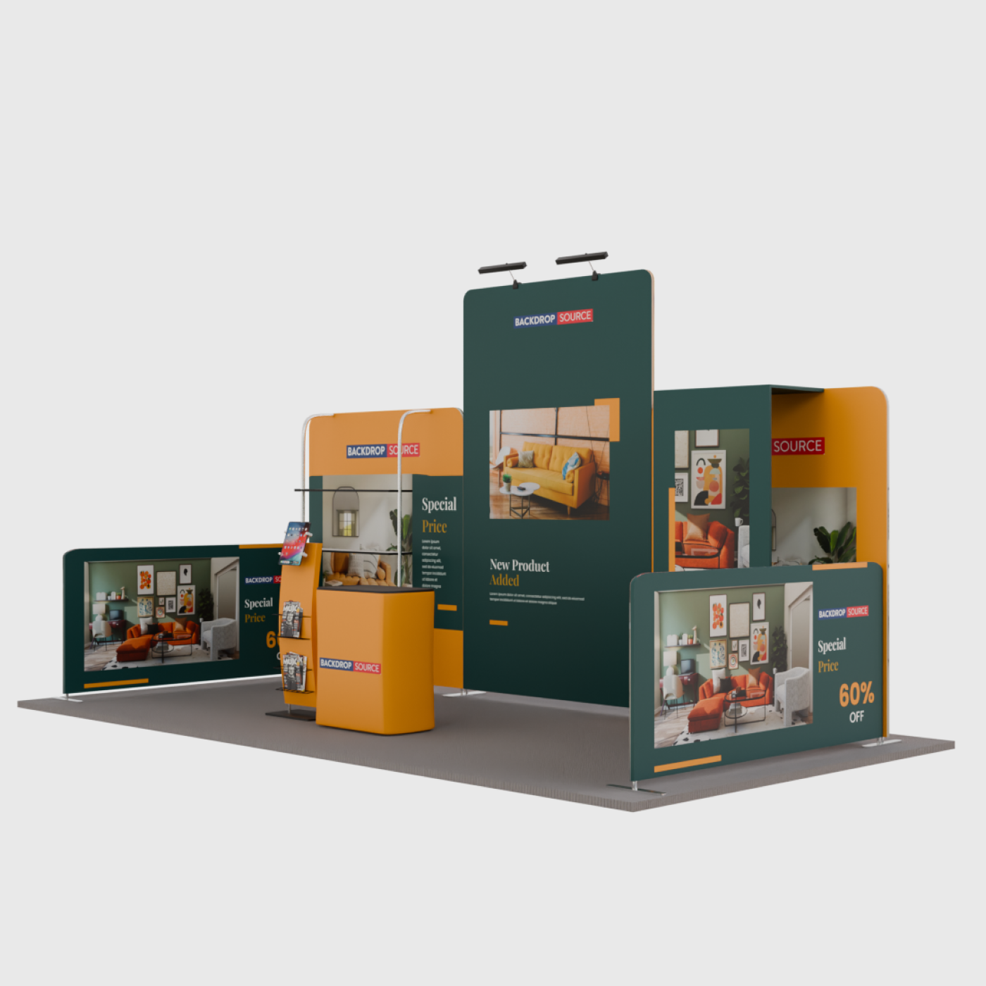 20 foot modular cabin kits - Model 06