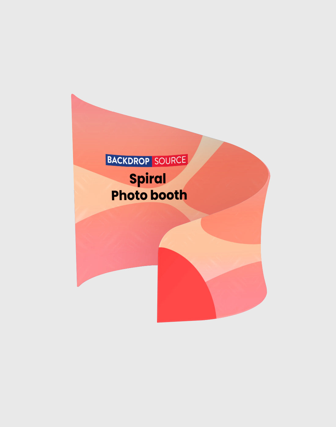 Spiral photo booth