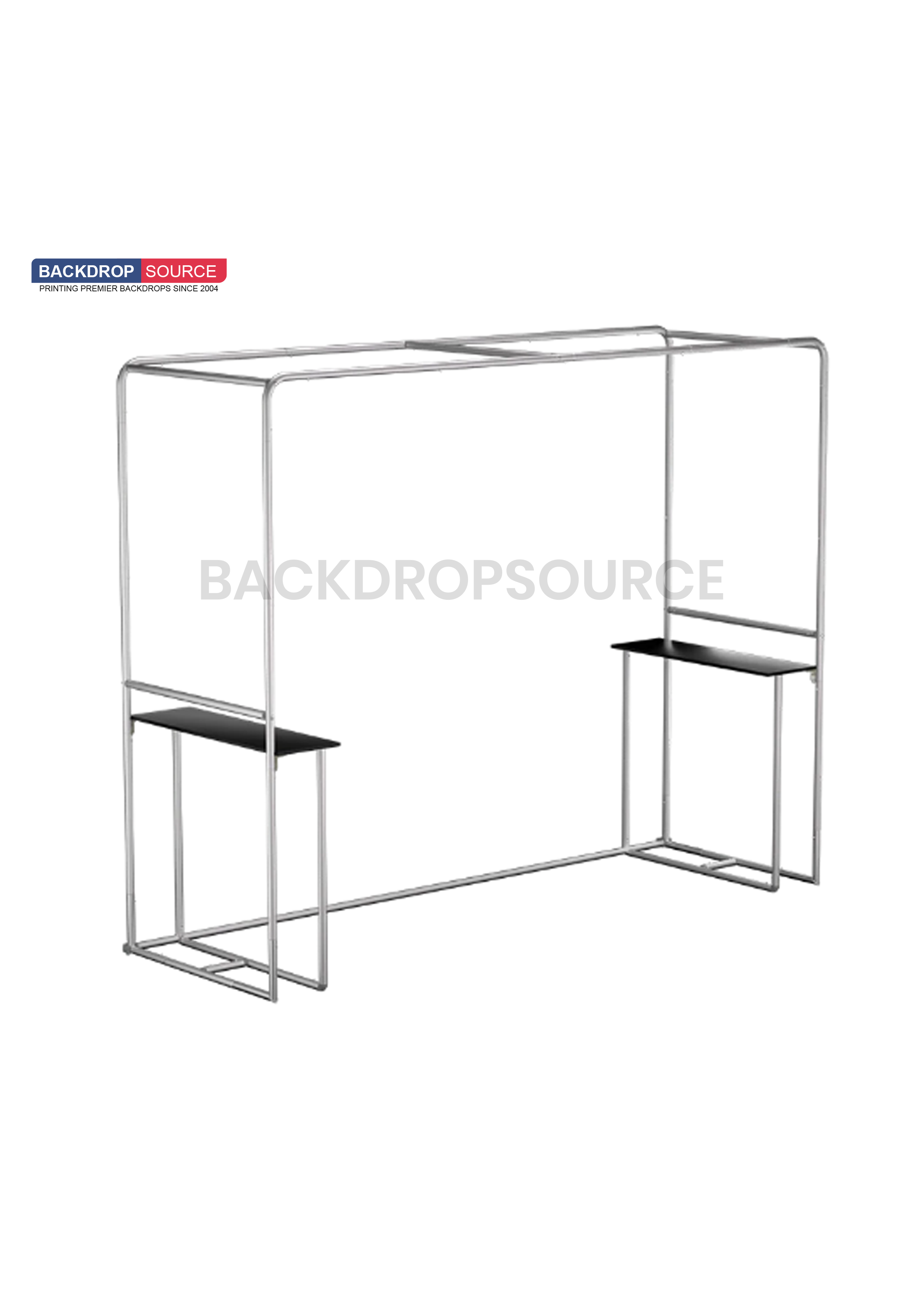 Square Arch Exhibition Booth with Shelf