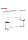 Square Arch Exhibition Booth with Shelf