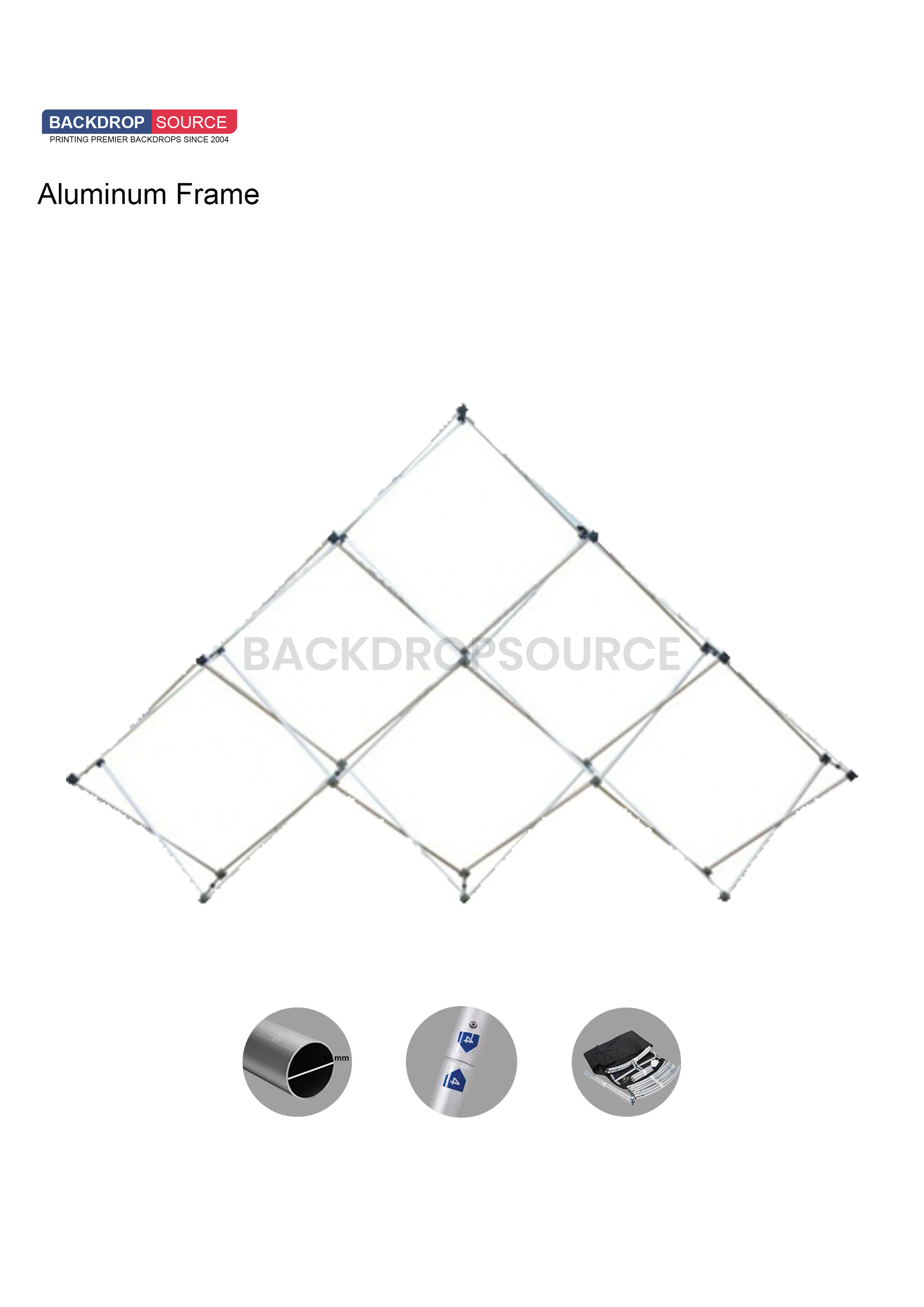 Triangular (Medium) - GeoMetrix Pop Up Grid Display