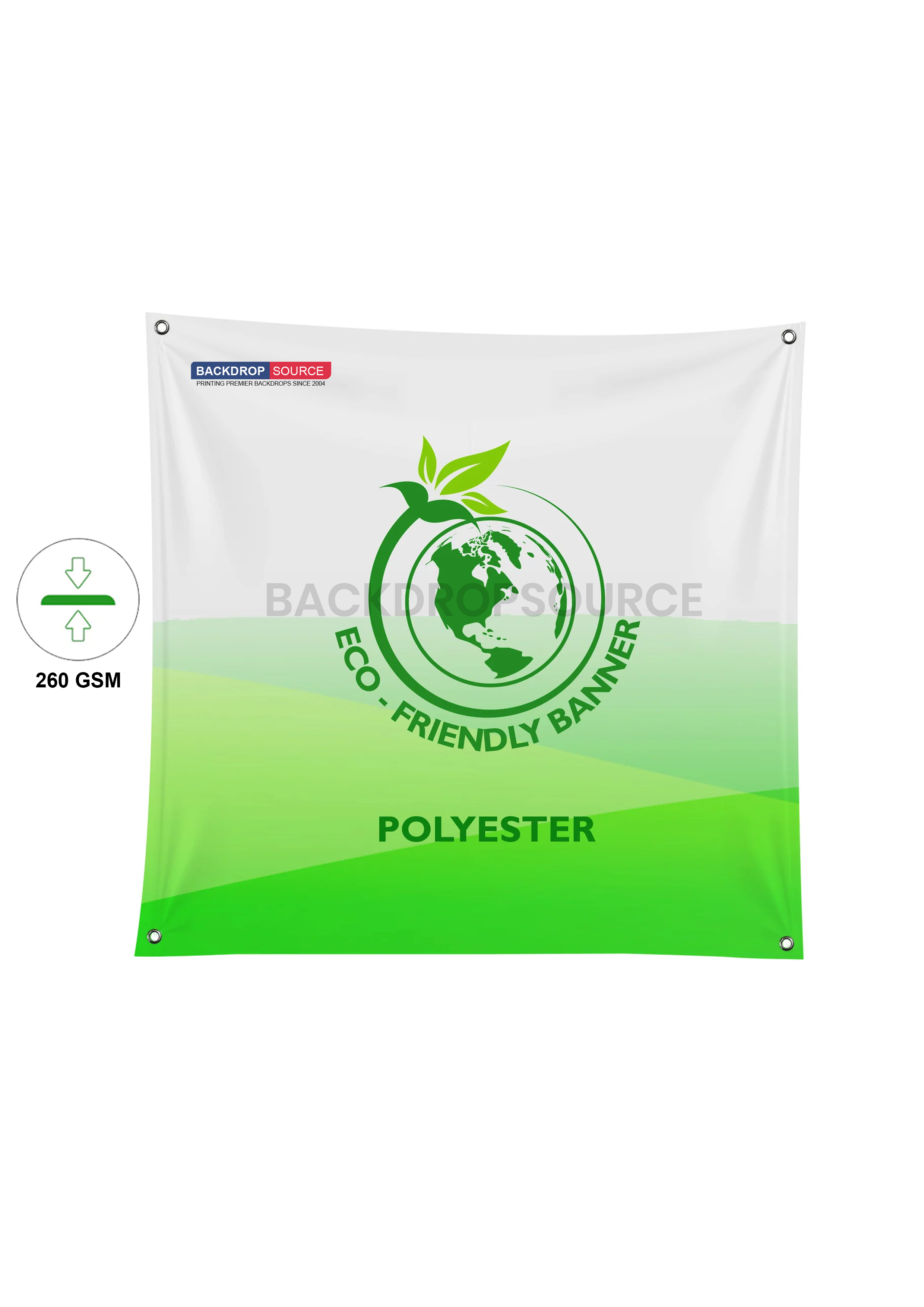 Eco-friendly TrueKolor wrinkle-free fabric backdrop