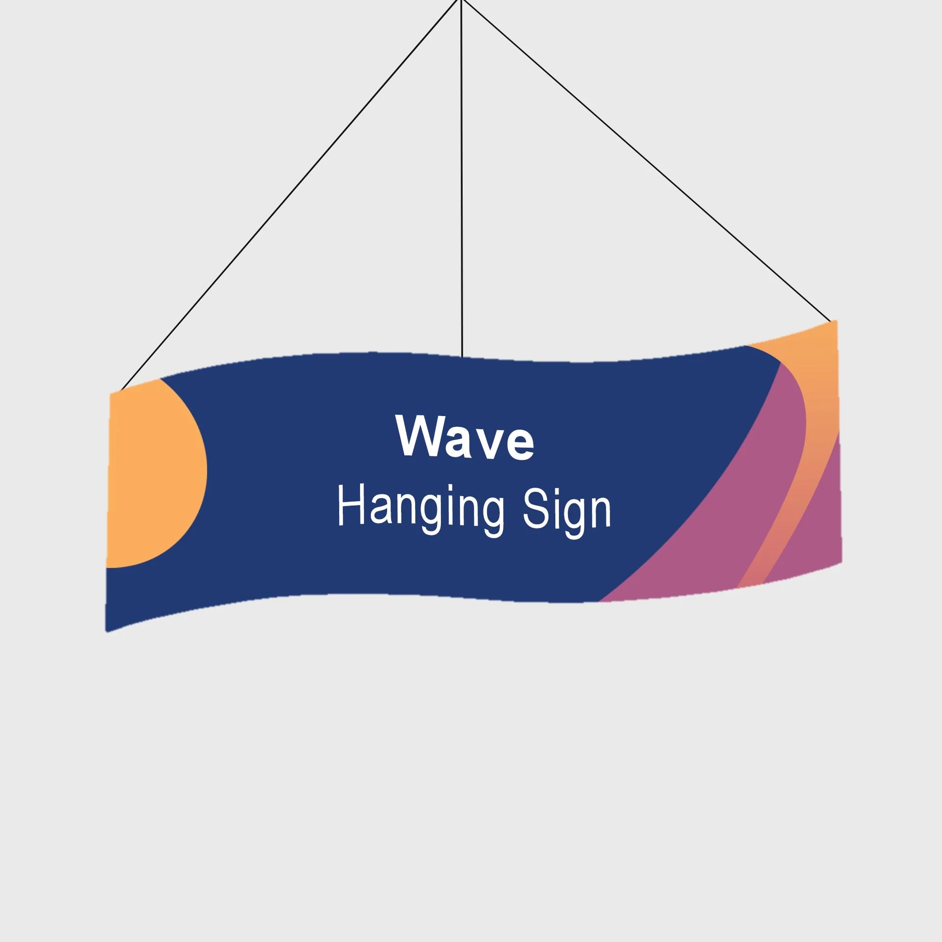 Bannière suspendue Sky Tube Wave