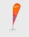 Drapeau en forme de larme