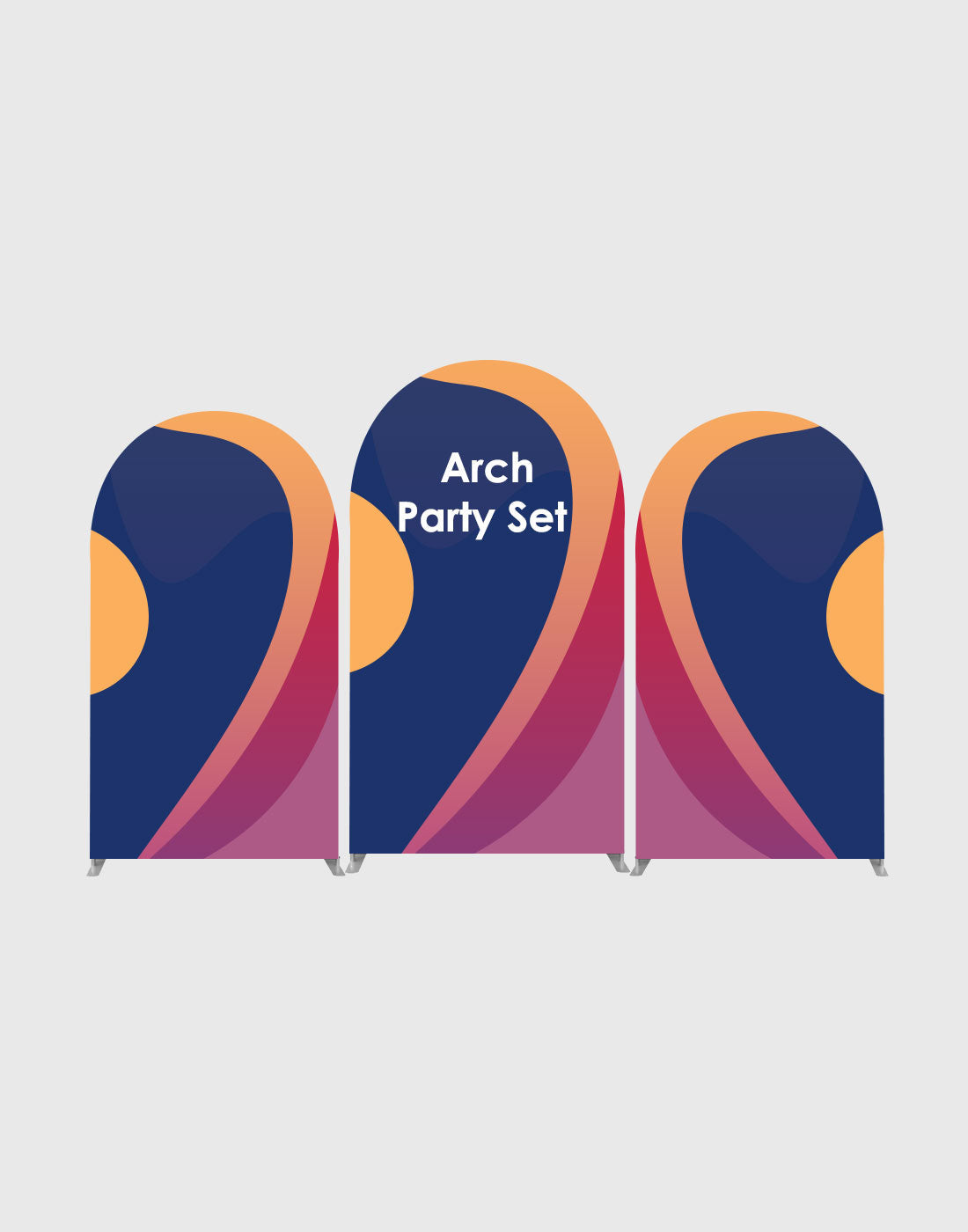 Ensembles de fête en arche avec socle - Modèle 1