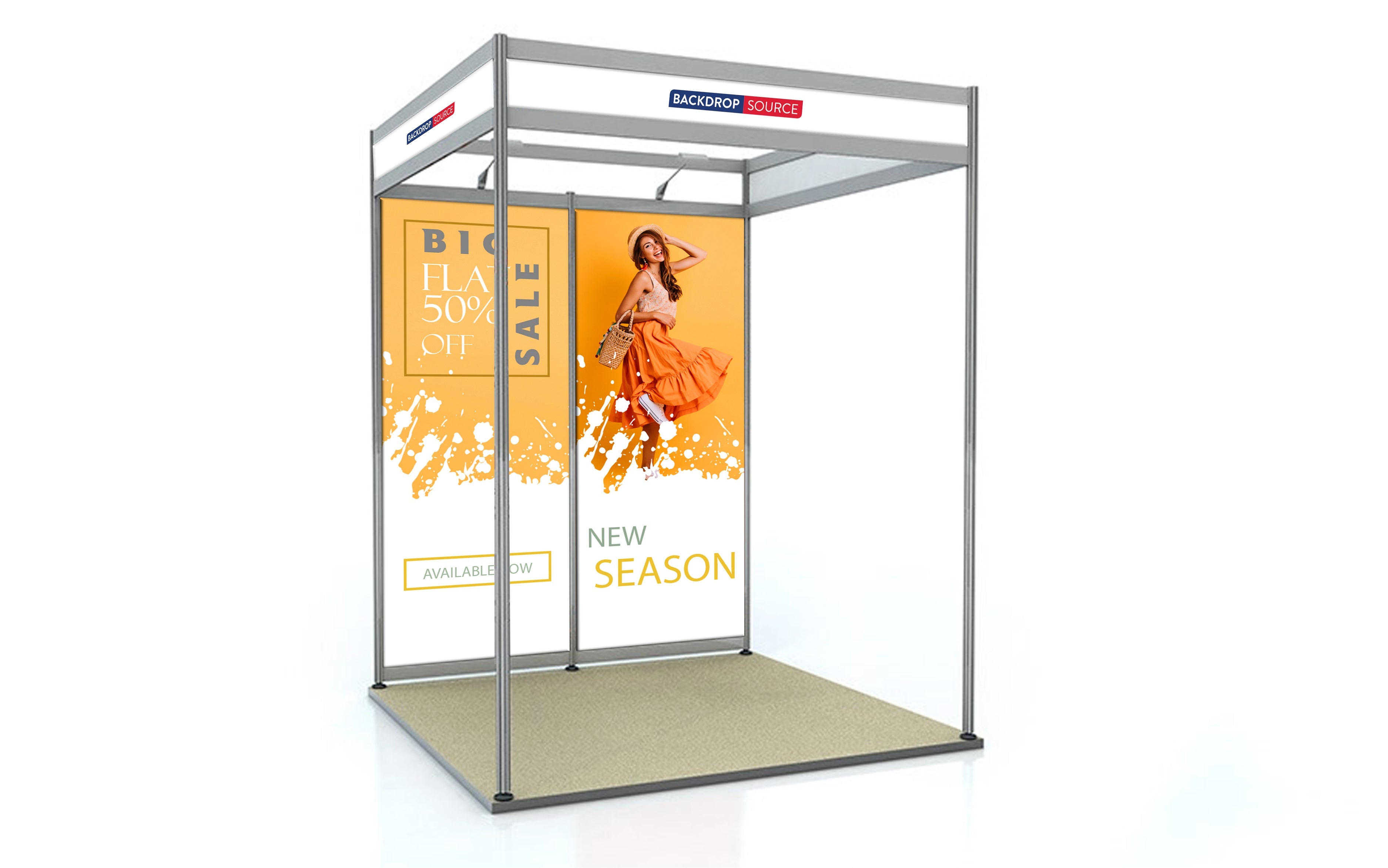 Schéma de coque Exposition Graphiques uniquement - 2m x 2m