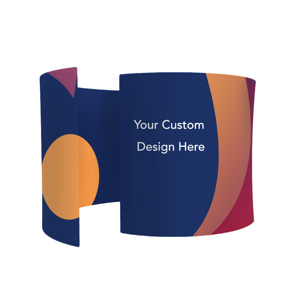 Custom Printed 3 Sided Photobooth Enclosure
