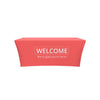 We're Glad You're Here Stretched Tablecloth Cover