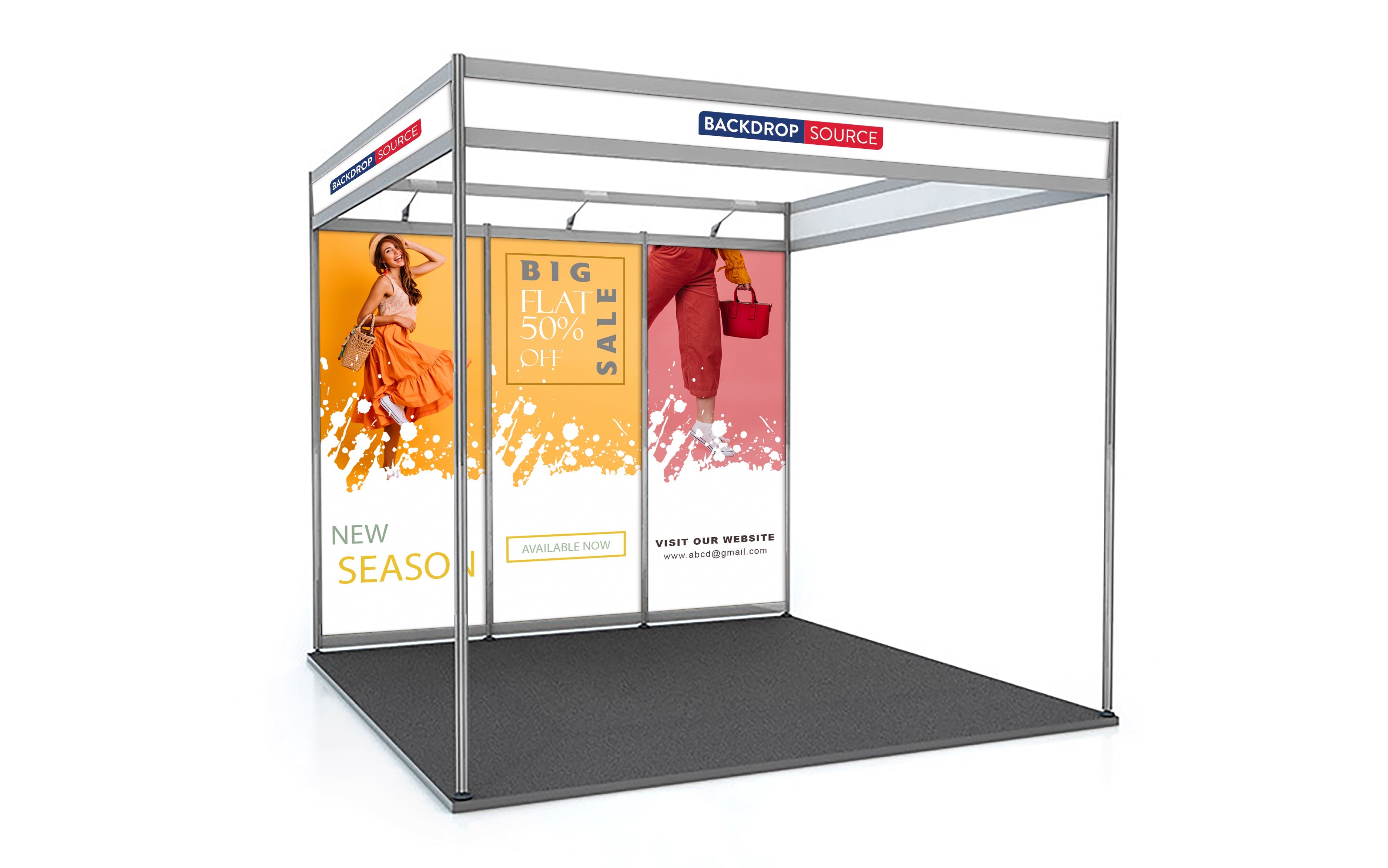 Schéma de coque Exposition Graphiques uniquement - 3m x 3m