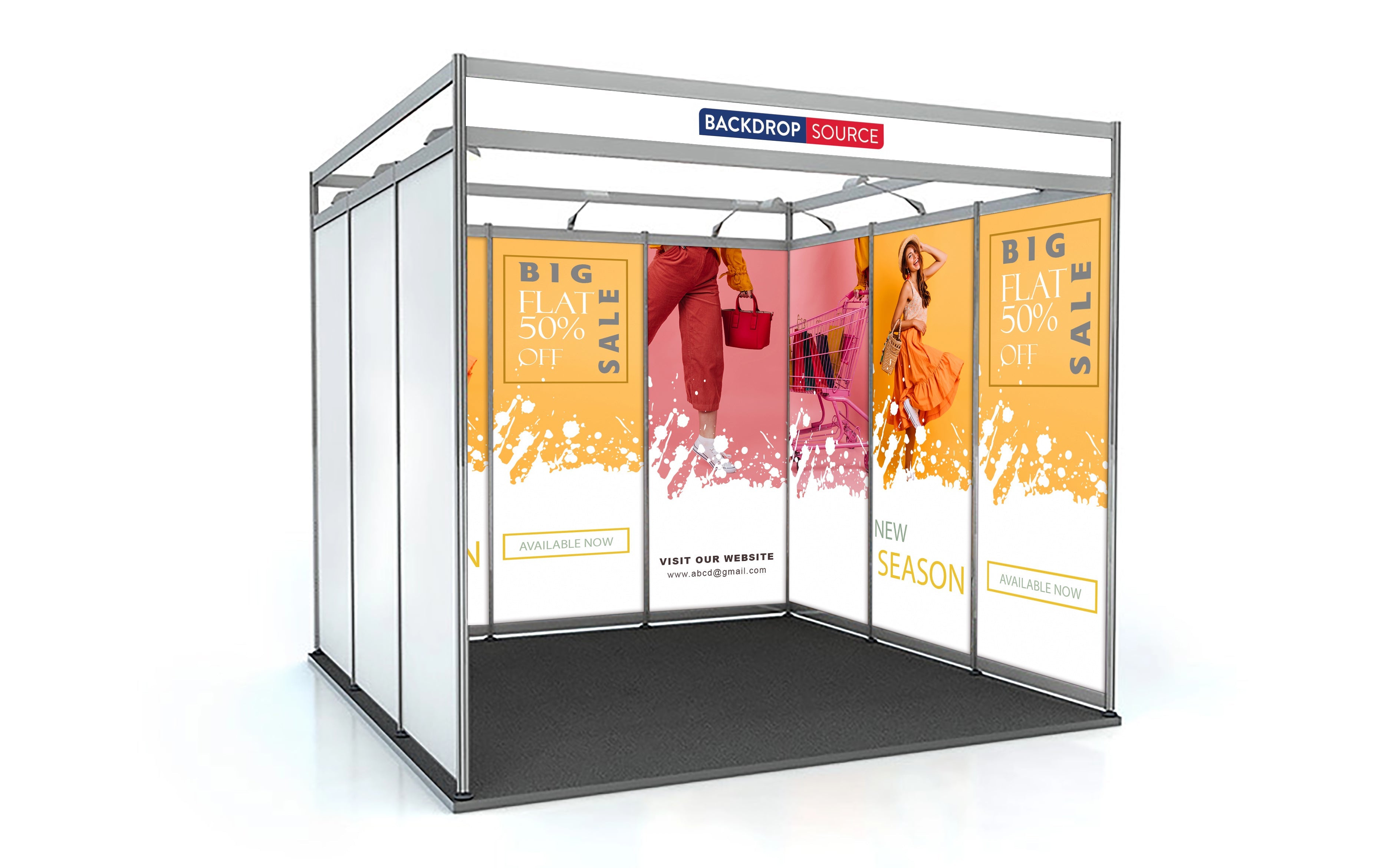 Schéma de coque Exposition Graphiques uniquement - 3m x 3m