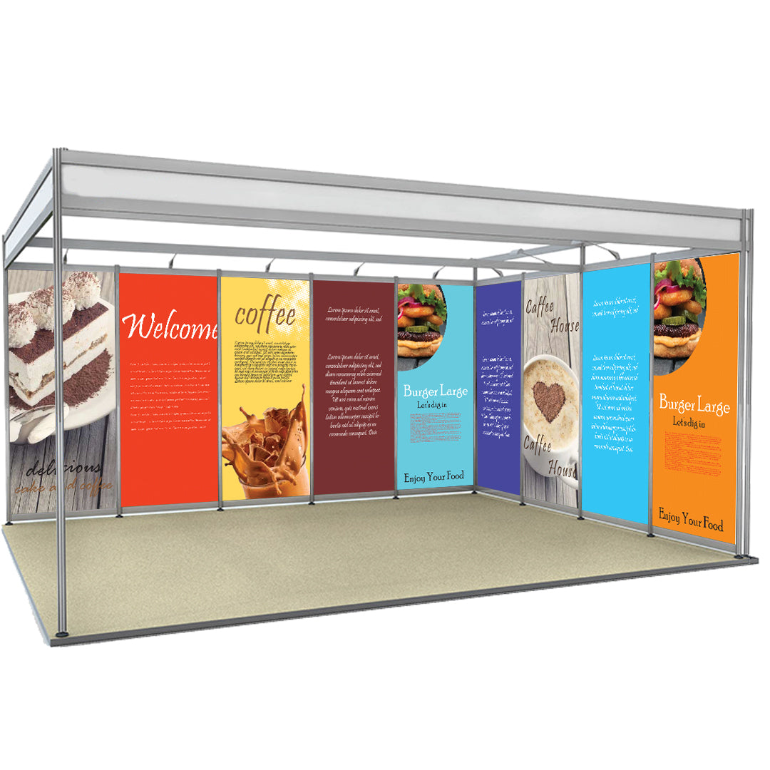 Schéma de coque Exposition Graphiques uniquement - 4m x 5m