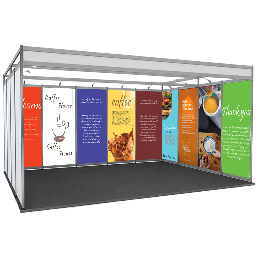 Schéma de coque Exposition Graphiques uniquement - 4m x 5m