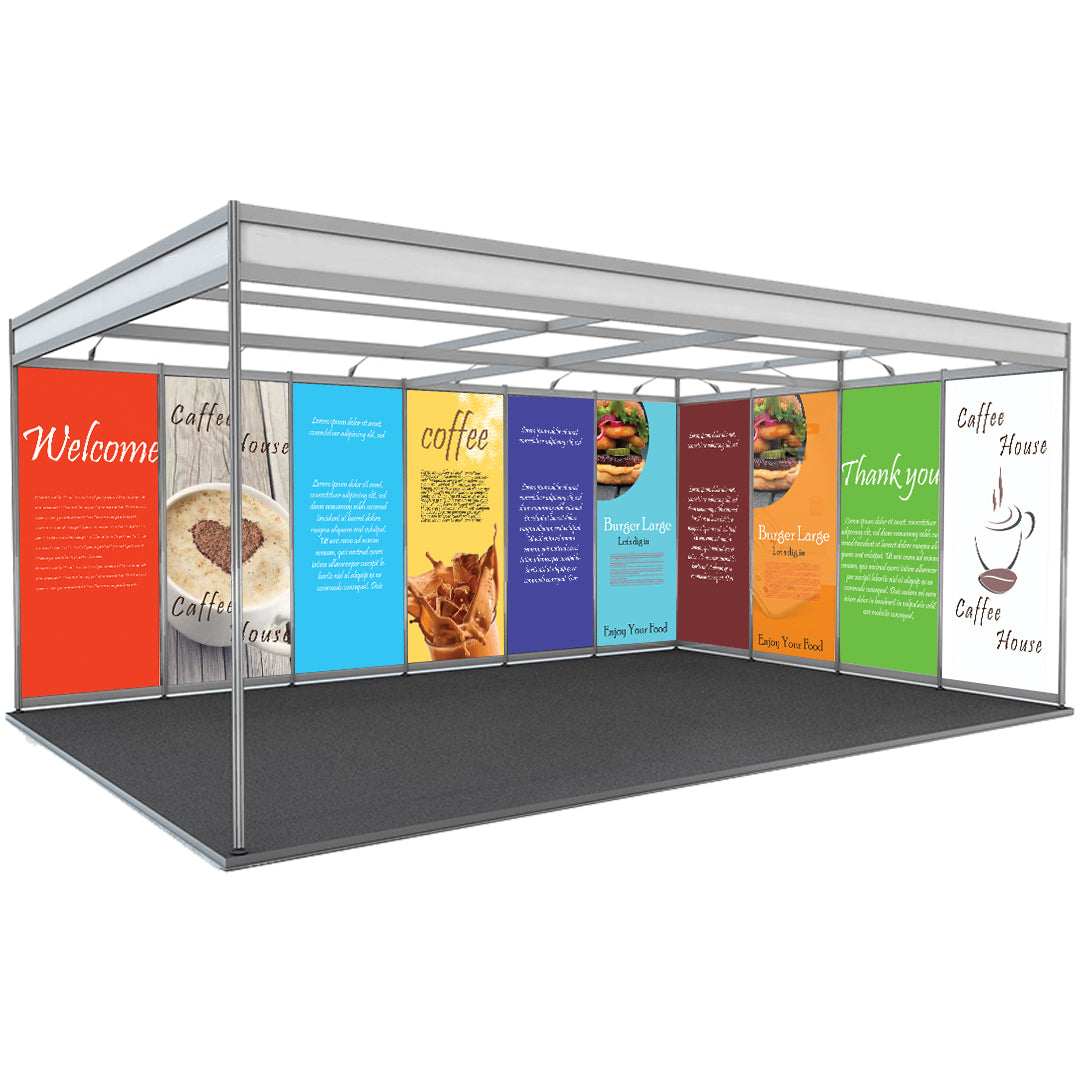 Schéma de coque Exposition Graphiques uniquement - 4m x 6m