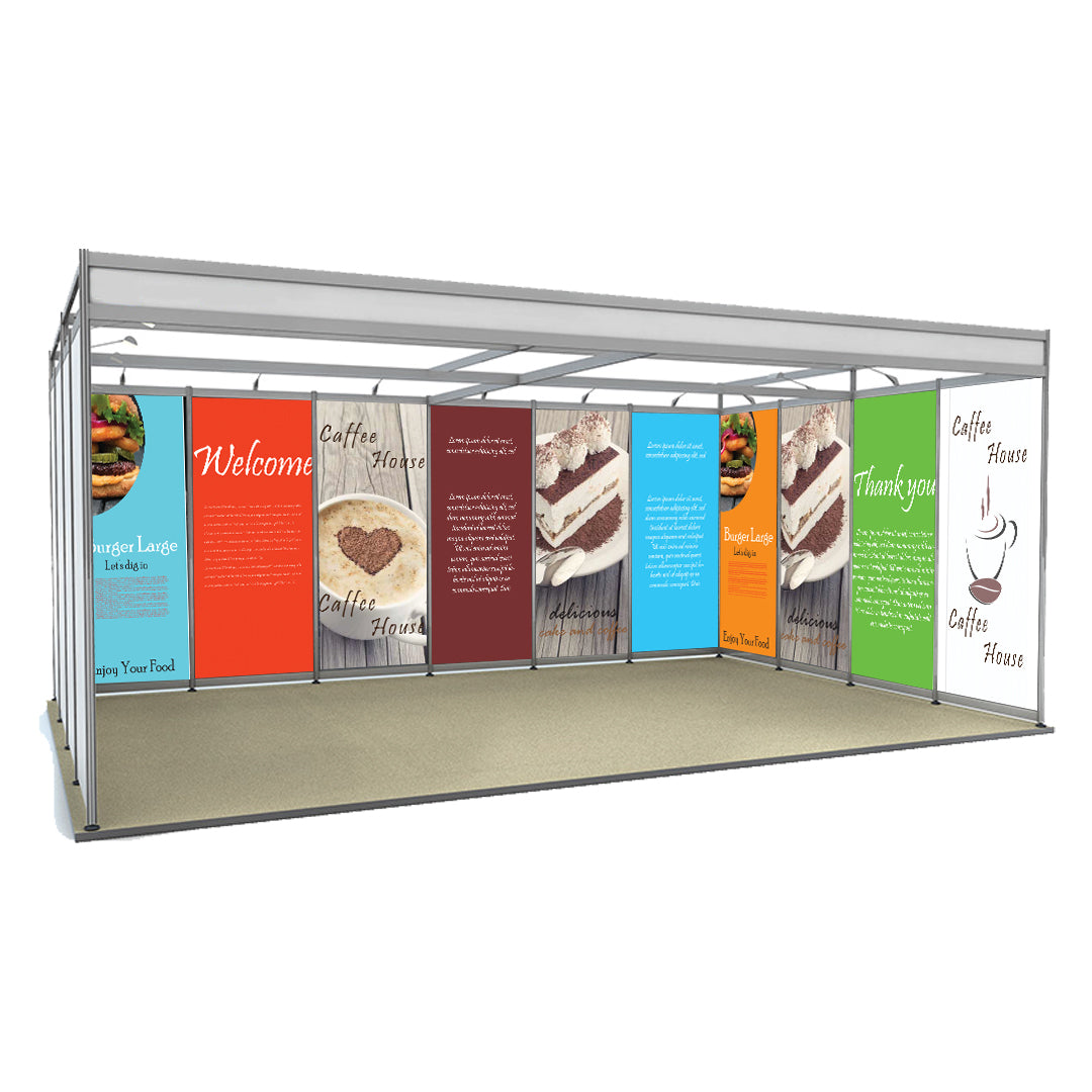 Schéma de coque Exposition Graphiques uniquement - 4m x 6m