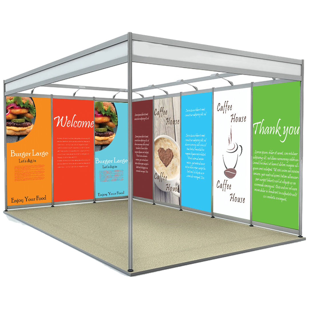 Schéma de coque Exposition Graphiques uniquement - 5m x 3m