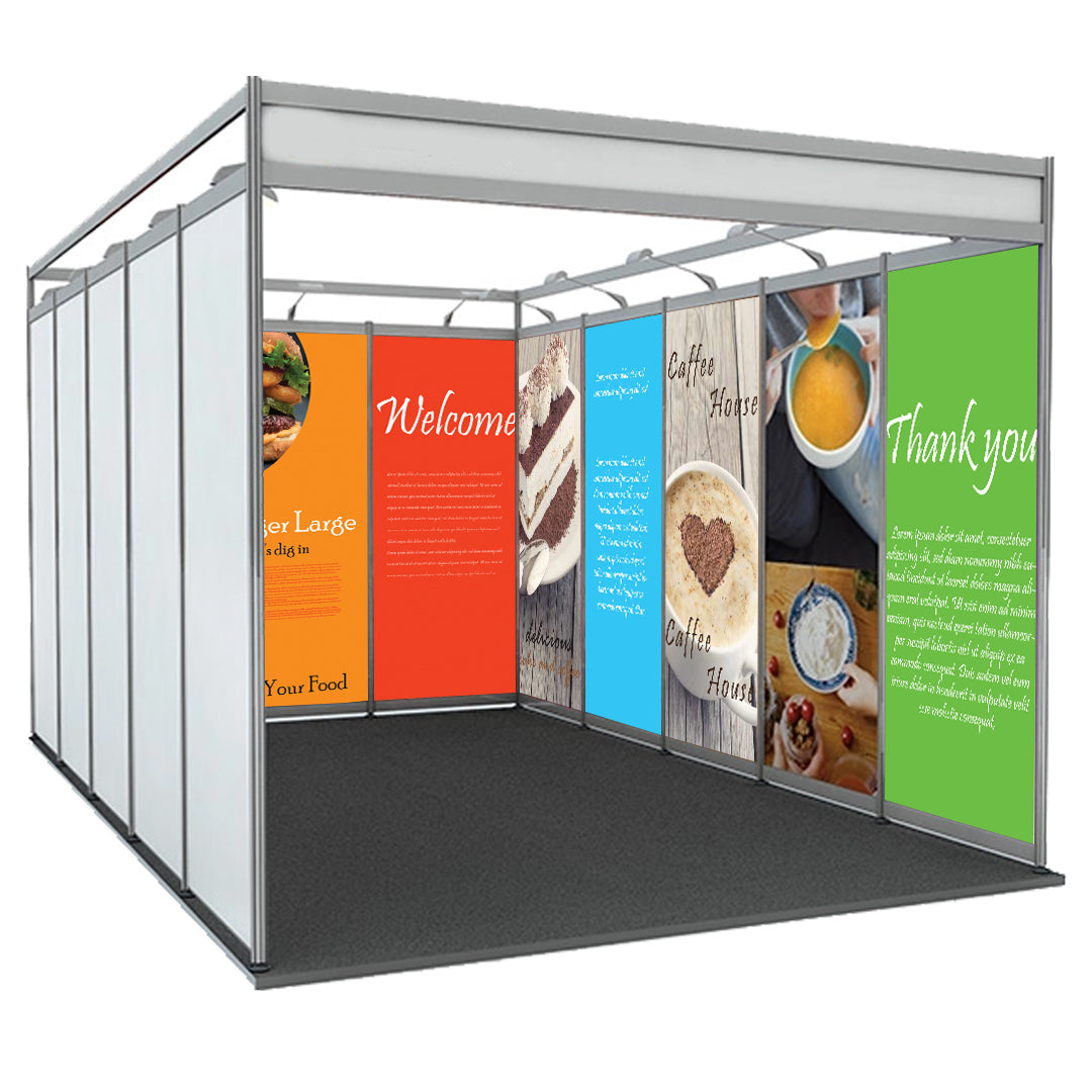 Schéma de coque Exposition Graphiques uniquement - 5m x 3m
