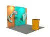 Présentoir d'exposition portable 3m x 3m - Modèle 1