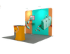 Présentoir d'exposition portable 3m x 3m - Modèle 1