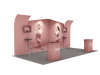 Mobile displays flexible exhibition systems 6m - Model 3