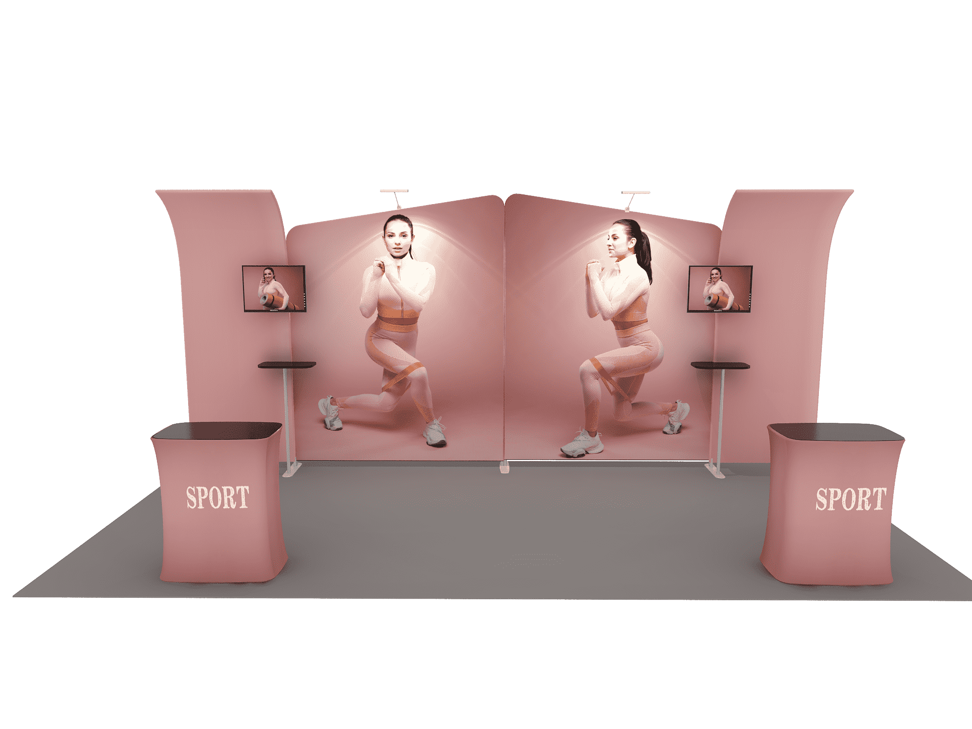 Mobile displays flexible exhibition systems 6m - Model 3