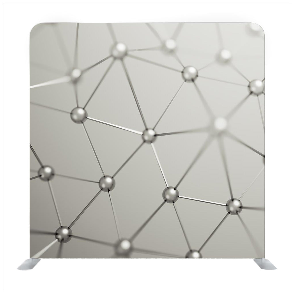 Abstract 3d rendering of chaotic structure Backdrop