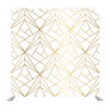 Abstract Light Three-Dimensional Background Of A Set Of Triangular Elements Of Parametric Variable Height And Shape With Metallic Shiny Edges. Media Wall