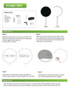 Aluminum Balloon Stand / Question Mark Balloon Stand