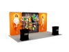 Portable exhibition display 6m - Model 4