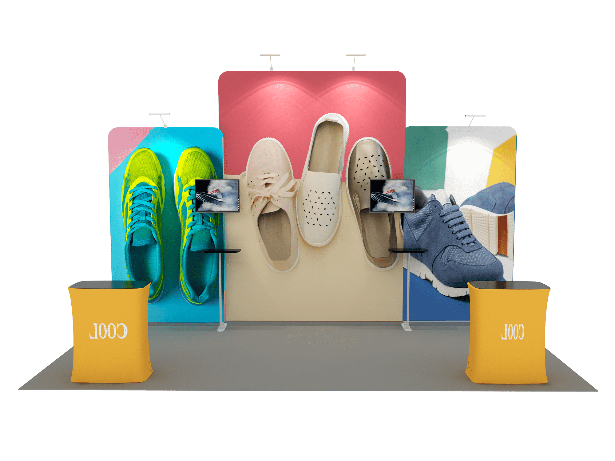 20ft Portable trade show displays Model 5