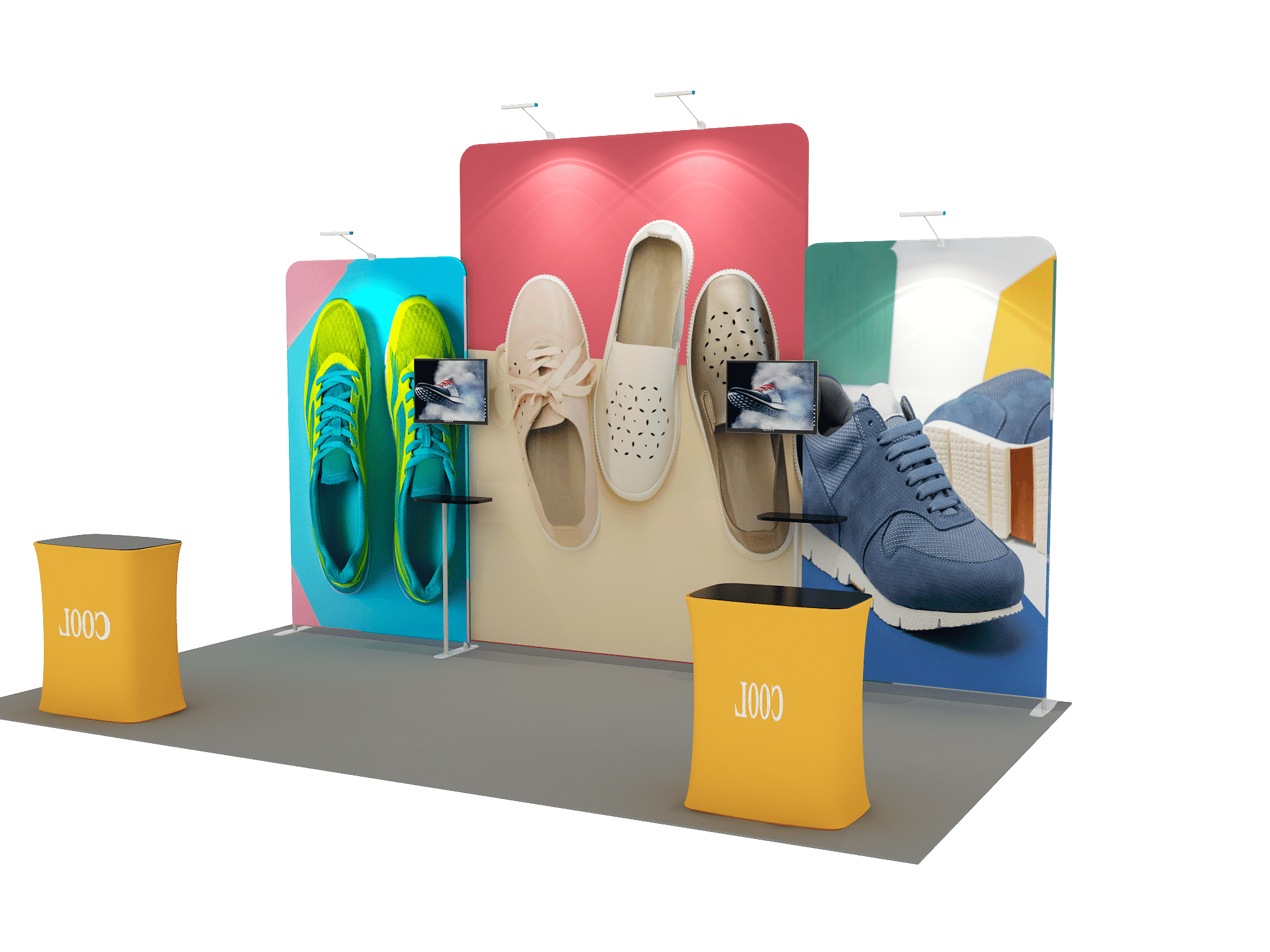 20ft Portable trade show displays Model 5