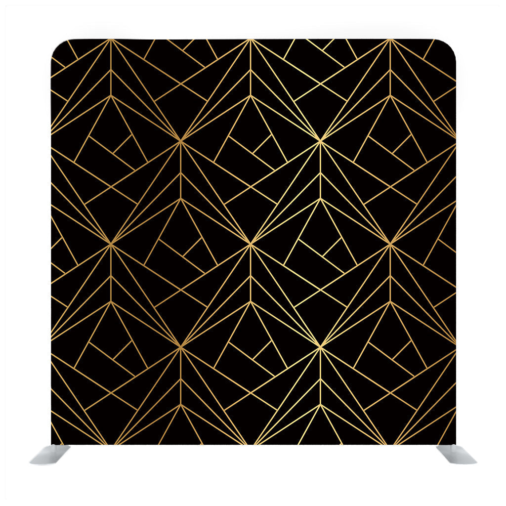 Black And Gold Lines Backdrop