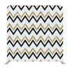Black and Gold Zigzag chevron Backdrop