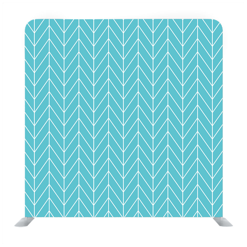 Blue With White Zig Zag Line Pattern Background