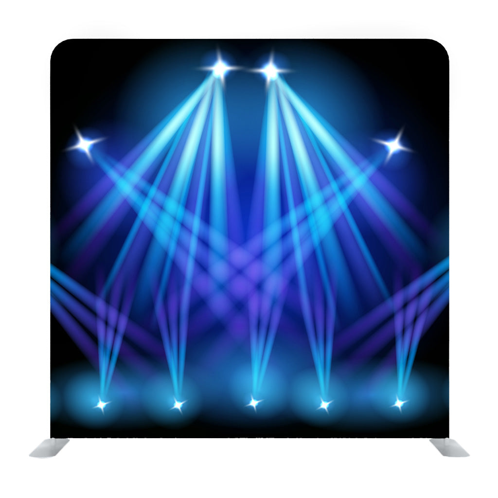 Blue stage light Background Media Wall