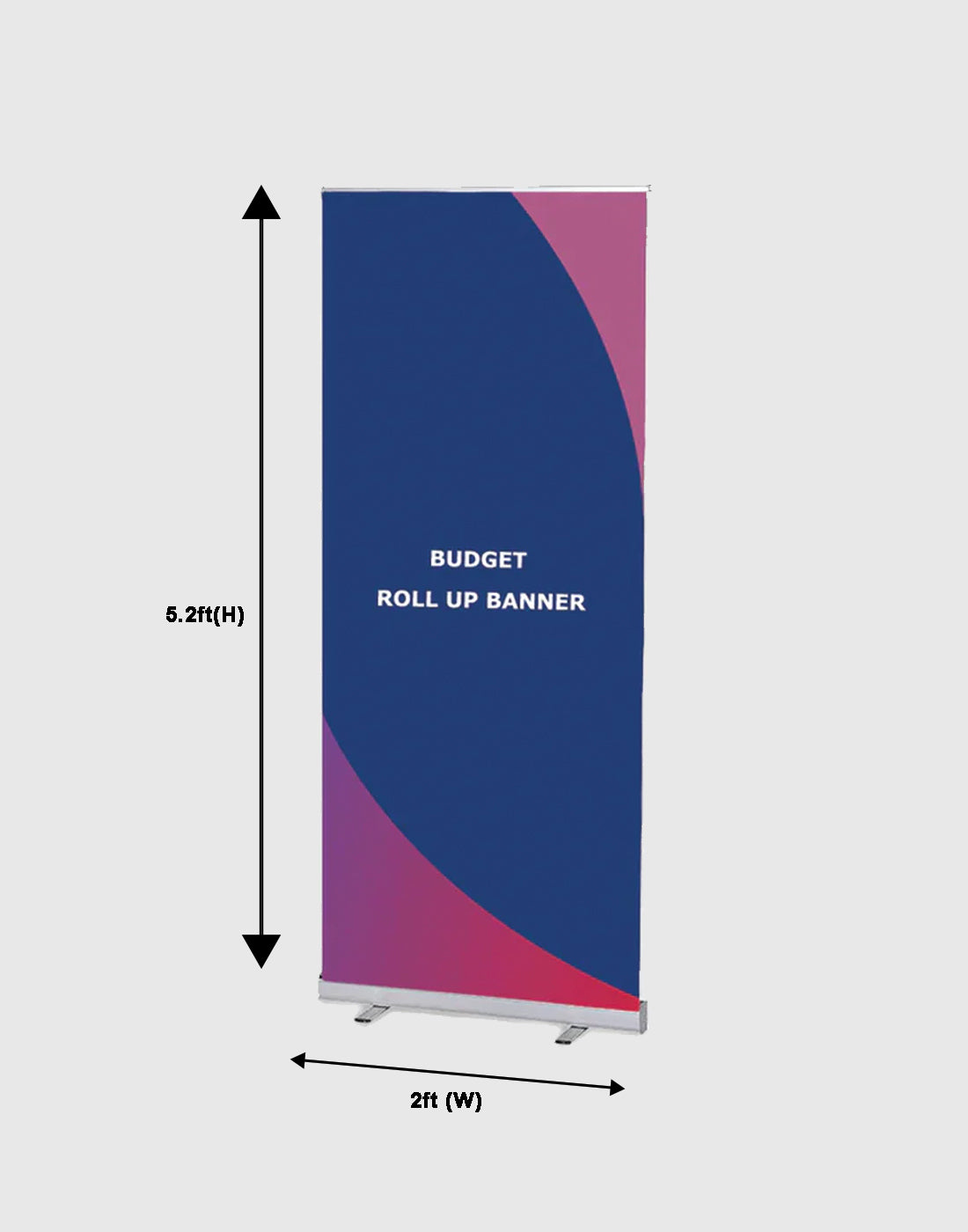 Bannière enroulable budgétaire