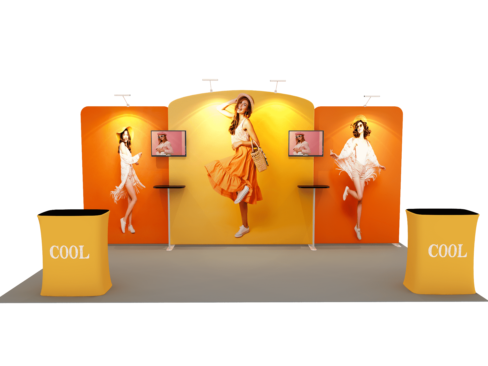 Portable exhibition display 6m - Model 7